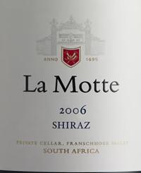 La Motte Shiraz