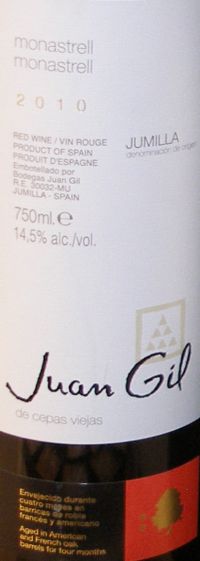 Monastrell Monastrell Juan Gil de Cepas Viejas