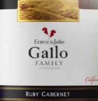 Ernest and Julio Gallo Ruby Cabernet