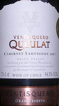Ventisquero Queulat Cabernet Sauvignon Gran Reserve