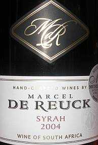 Marcel De Reuck Syrah