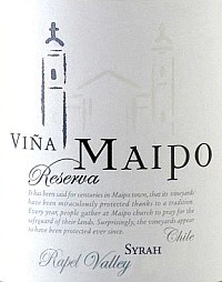 Vina Maipo Reserva Shiraz