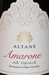 Altane Amarone della Valpolicella