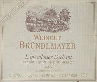 Weingut Brundlmayer Langenloiser Dechant Blauburgunder und Merlot