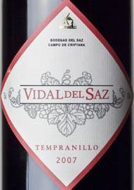 Vidal del Saz Tempranillo Roble