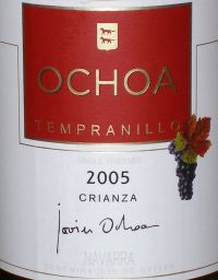 Ochoa Tempranillo Crianza