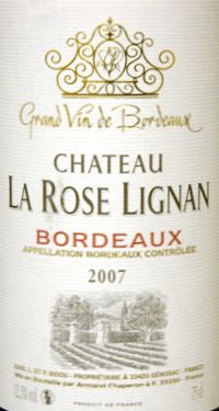 Chateau La Rose Lignan Bordeaux