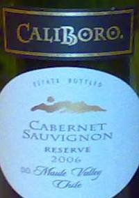 Caliboro Cabernet Sauvignon Reserve