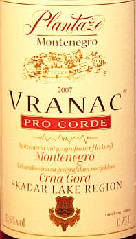 Vranac Pro Corde