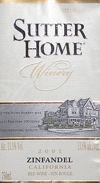 Sutter Home Zinfandel