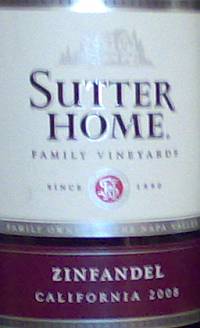 Sutter Home Zinfandel