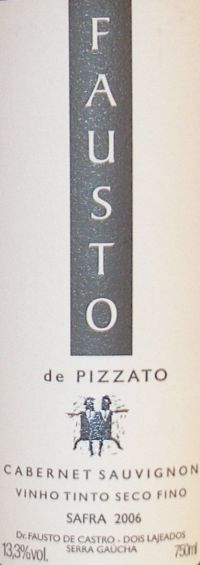 Fausto de Pizzato Cabernet Sauvignon