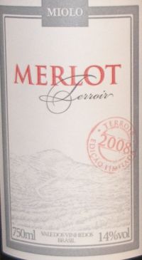 Miolo Merlot Terroir