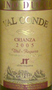 Val Conde Vino Dulce Crianza