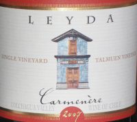 Leyda Single Vineyard Talhuen Vineyard Carmenere