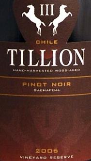 Tillion III Cabernet Sauvignon Vineyard Reserve