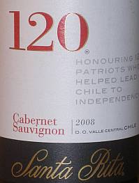 Santa Rita 120 Cabernet Sauvignon