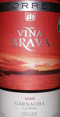 Torres Vina Brava Garnacha Carinena
