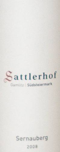 Sattlerhof Sernauberg Sauvignon Blanc