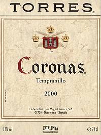 Torres Coronas Tempranillo Tinto