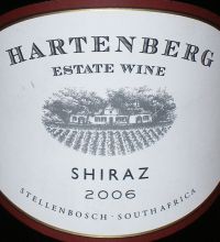 Hartenberg Shiraz