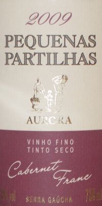 Pequenas Partilhas Aurora Cabernet Franc