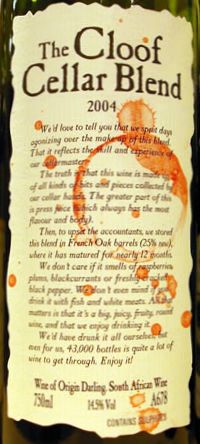 Cloof Cellar Blend