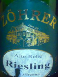 Zohrer Alte Rabe Riesling