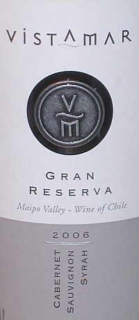 Vistamar Gran Reserva Cabernet Sauvignon Shiraz