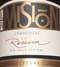 La Mision Reserva Carmenere