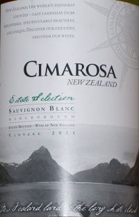 Cimarosa Estate Selection Sauvignon Blanc