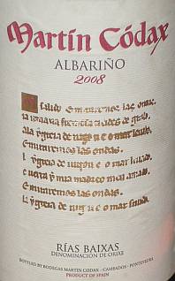 Martin Codax Albarino