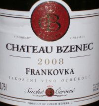 Chateau Bzenec Frankovka