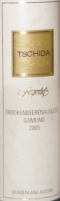 Tschida Angerhof Trockenbeerenauslese Samling
