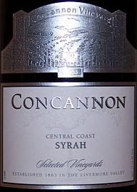 Concannon Central Coast Syrah Selected Vineyards