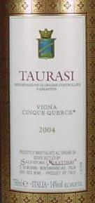 Taurasi Vigna Cinque Querce