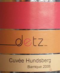 Detz Cuvee Hundsberg Barrique