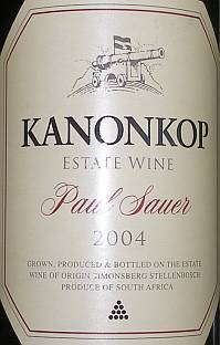 Kanonkop Paul Sauer