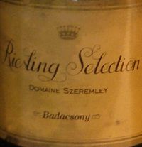 Riesling Selection Domaine Szeremley Badacsony