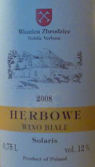 Nobile Verbum Herbowe Wino Biae Solaris