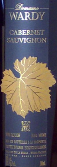 Wardy Cabernet Sauvignon