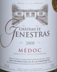 Chateau Le Genestras Medoc