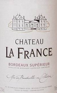 Chateau La France Bordeaux Superieur