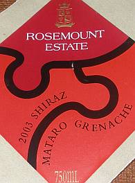 Rosemount Diamond Shiraz Grenache Mataro