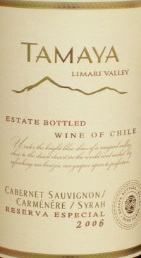 Tamaya Cabernet Sauvignon Carmenere Syrah Reserva Especial