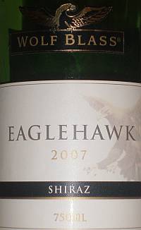 Wolf Blass Eaglehawk Shiraz
