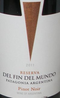 Reserva Del Fin Del Mundo Pinot Noir