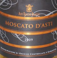 Alte Rocche Bianche Moscato d`Asti