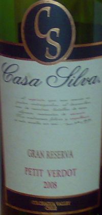 Casa Silva Gran Reserva Petit Verdot