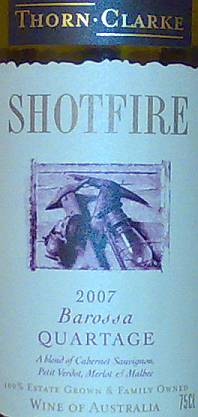 Thorn Clarke Shotfire Barossa Quartage